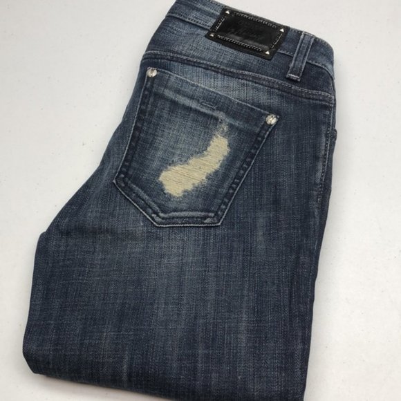 MADE IN USA 🇺🇸 GUESS BY MARCIANO MIDRISE SKINNY JEANS 27x31 ⭐️ - Picture 1 of 13